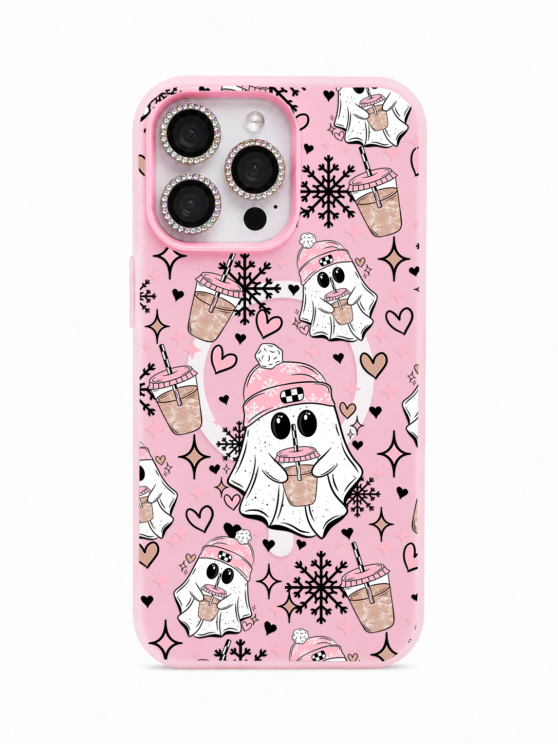 Colored UV printed phone case - Coffee boo