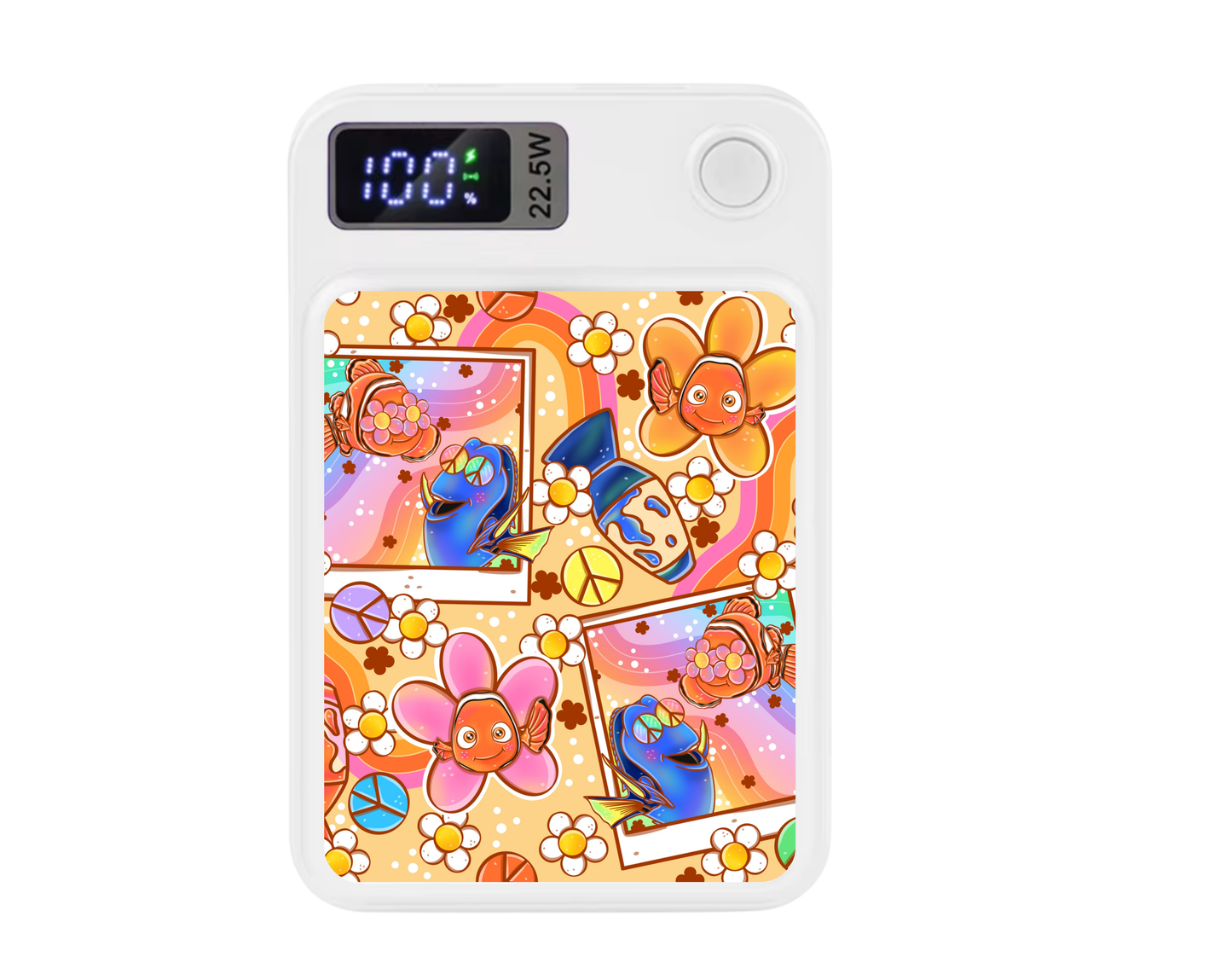 MagSafe Power bank chargers- Cute retro fish