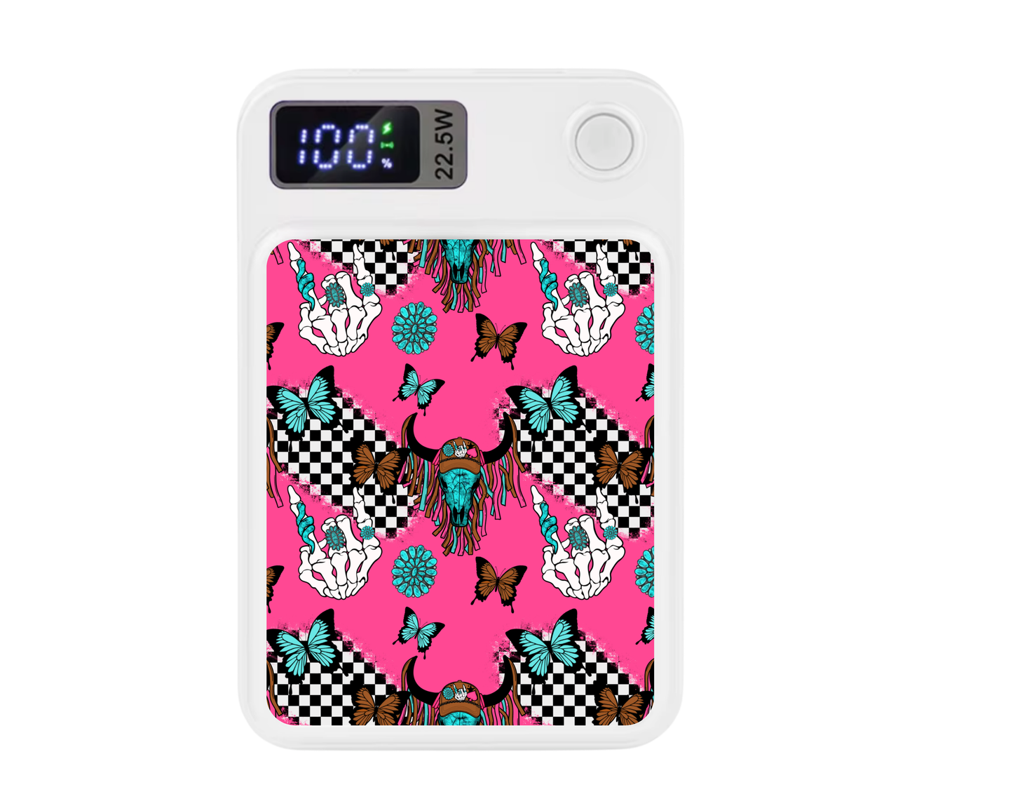 MagSafe Power bank chargers- Pink Western