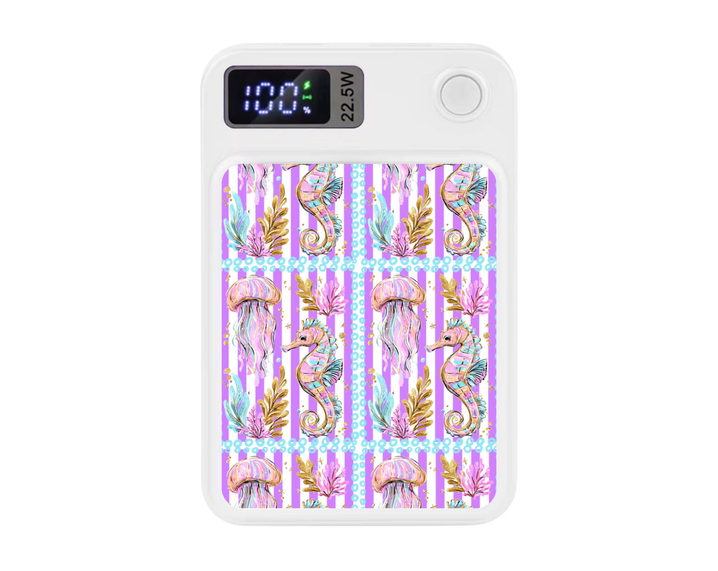 MagSafe Power bank chargers- Cute seahorse & Jellyfish
