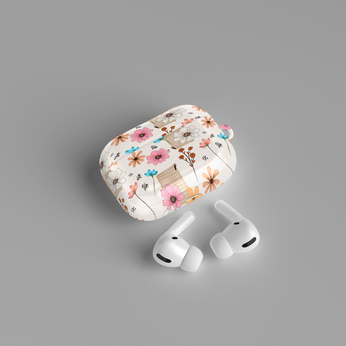AirPods case - Spring flowers