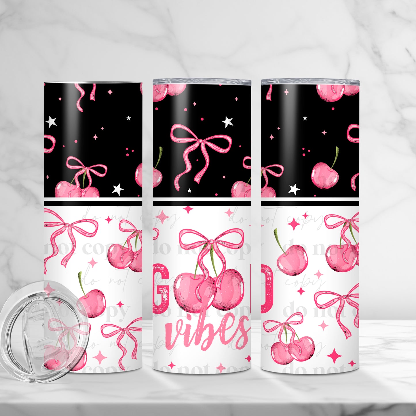20oz Tumbler- Good vibes