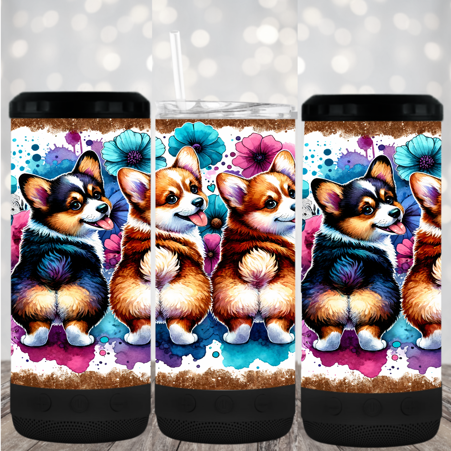 4 in 1 Tumbler with Bluetooth speaker- #31