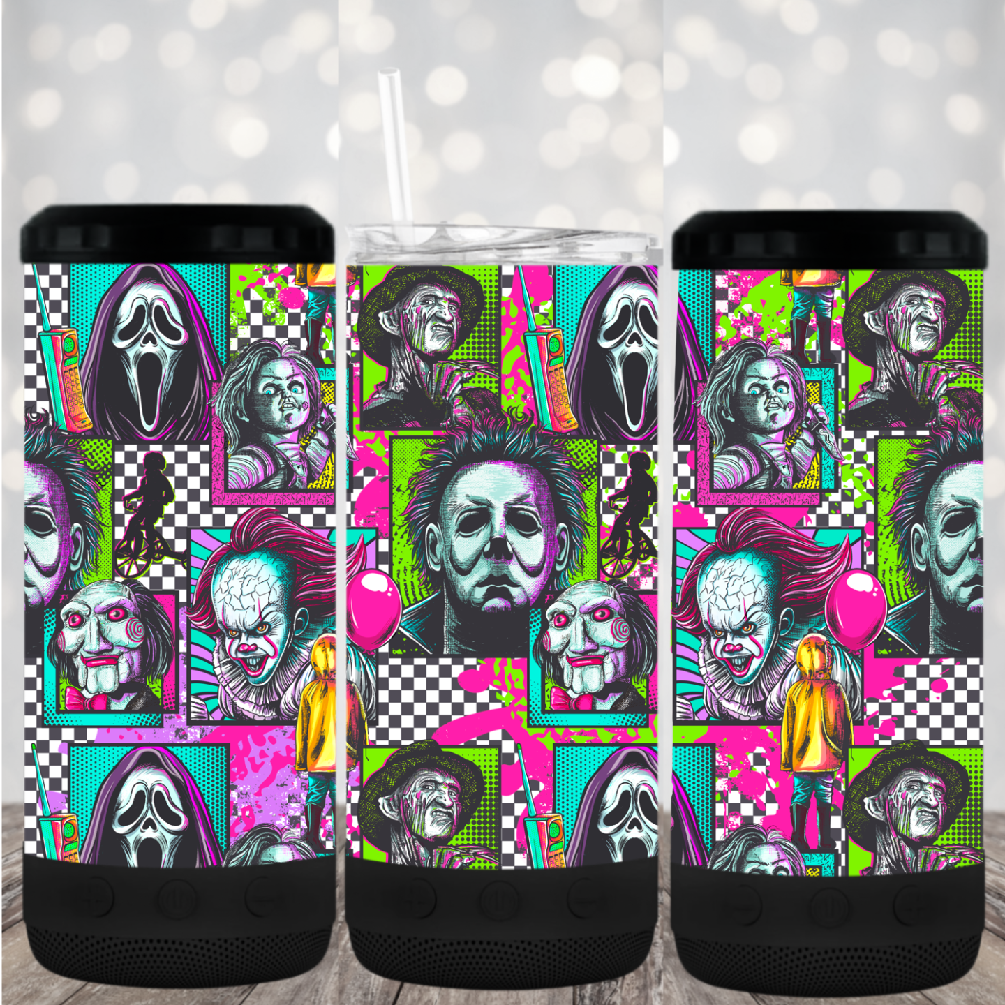4 in 1 Tumbler with Bluetooth speaker- #39