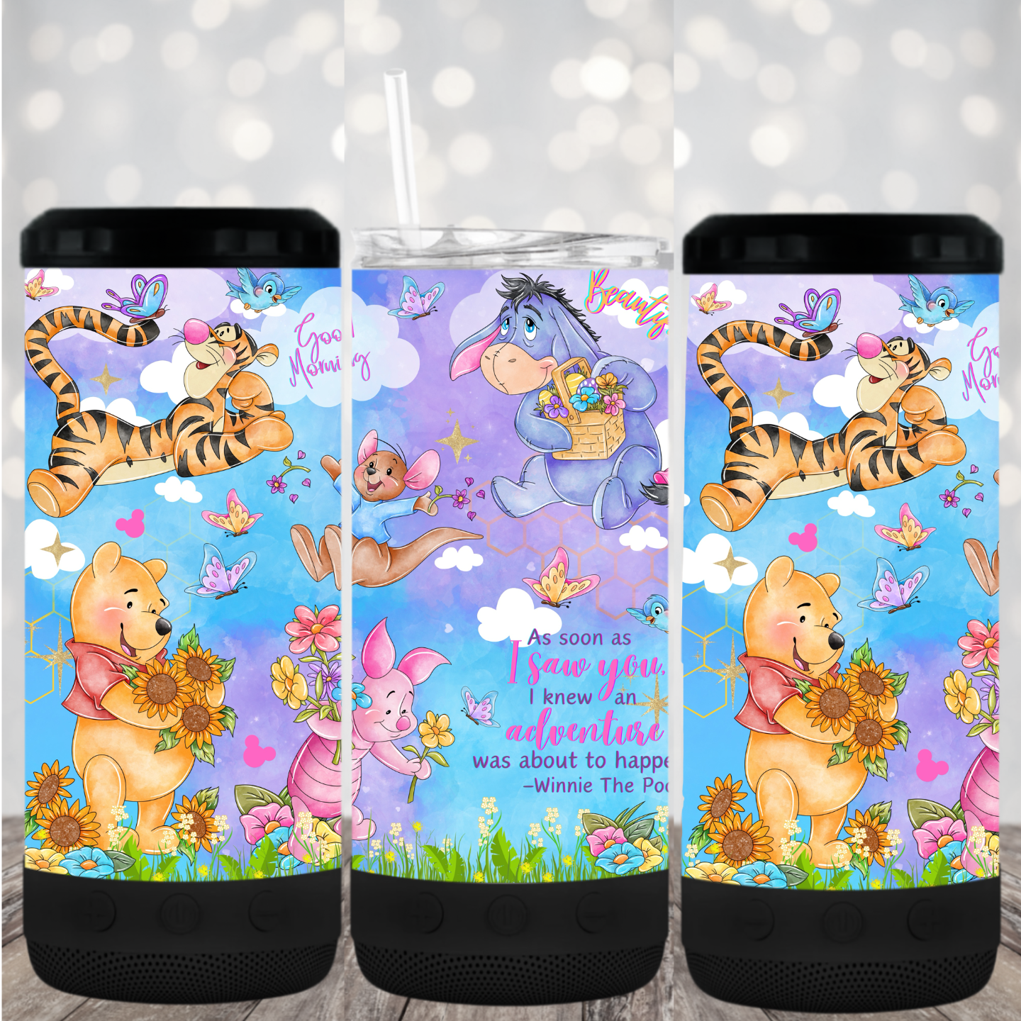 4 in 1 Tumbler with Bluetooth speaker- #43