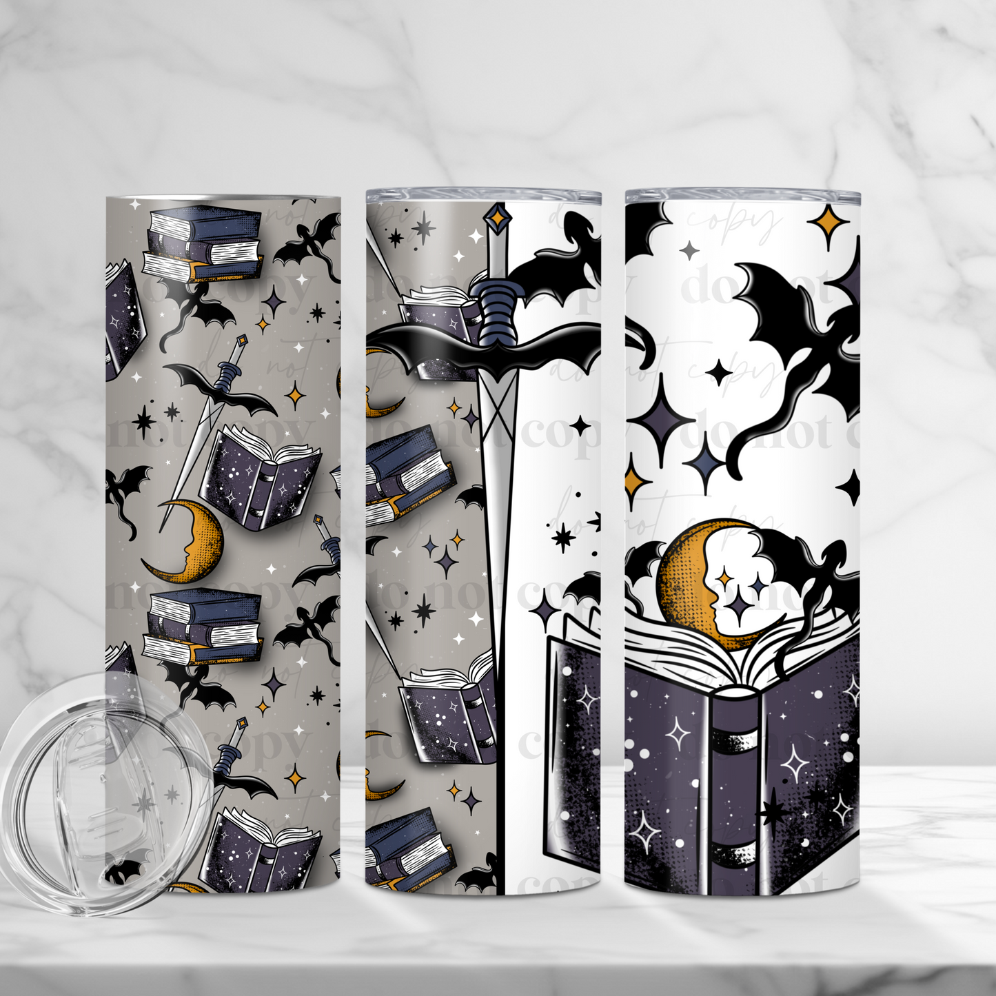 20oz Tumbler- Bookish