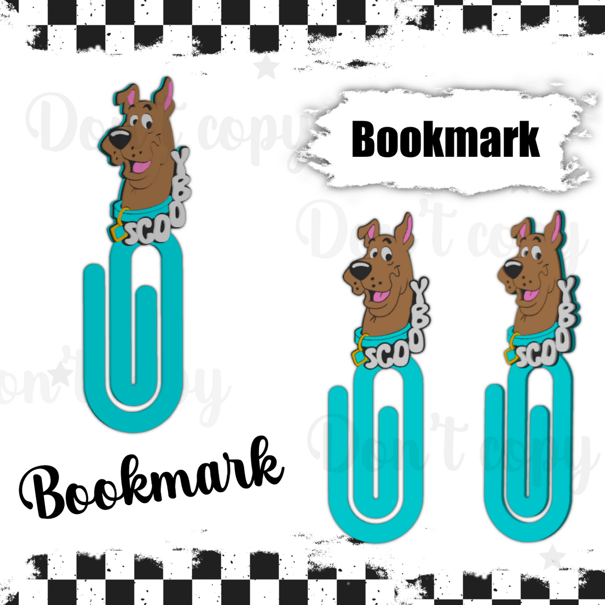 3D Printed Bookmarks - Mystery Dog