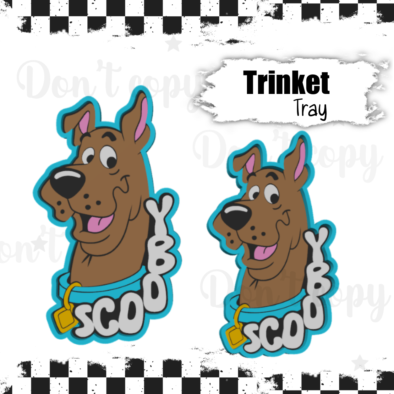 3D Printed Trinket trays - Mystery Dog
