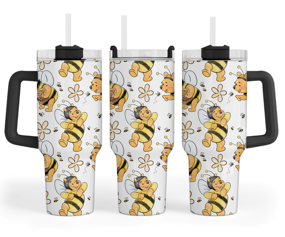 40oz Tumbler- Honey Bear
