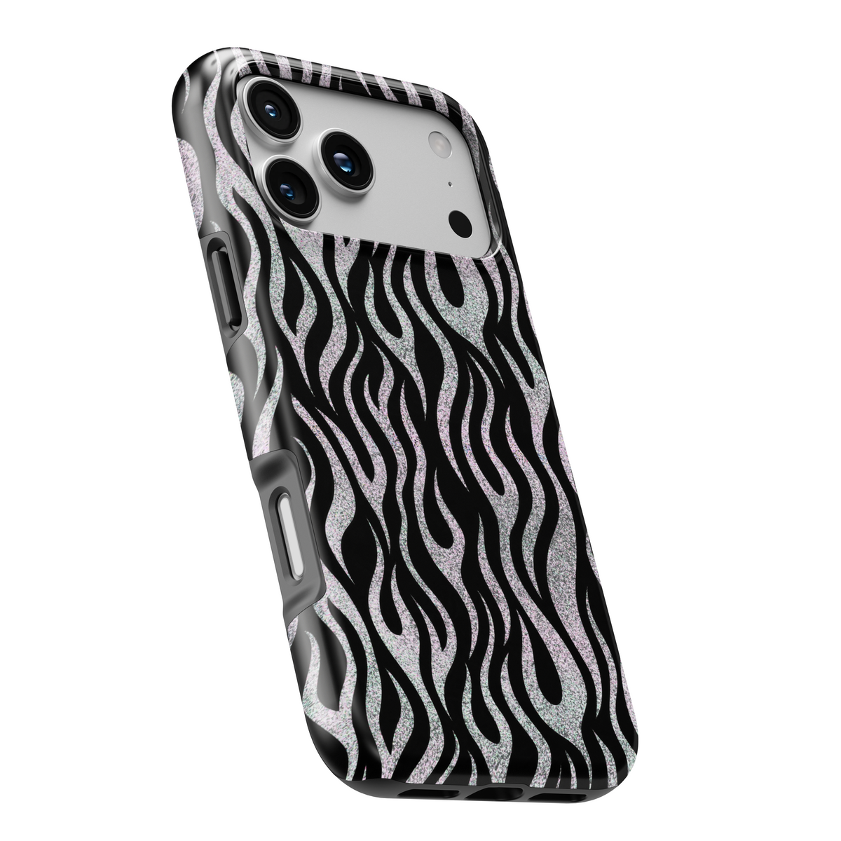MagSafe Tough Phone case - Glitter flames