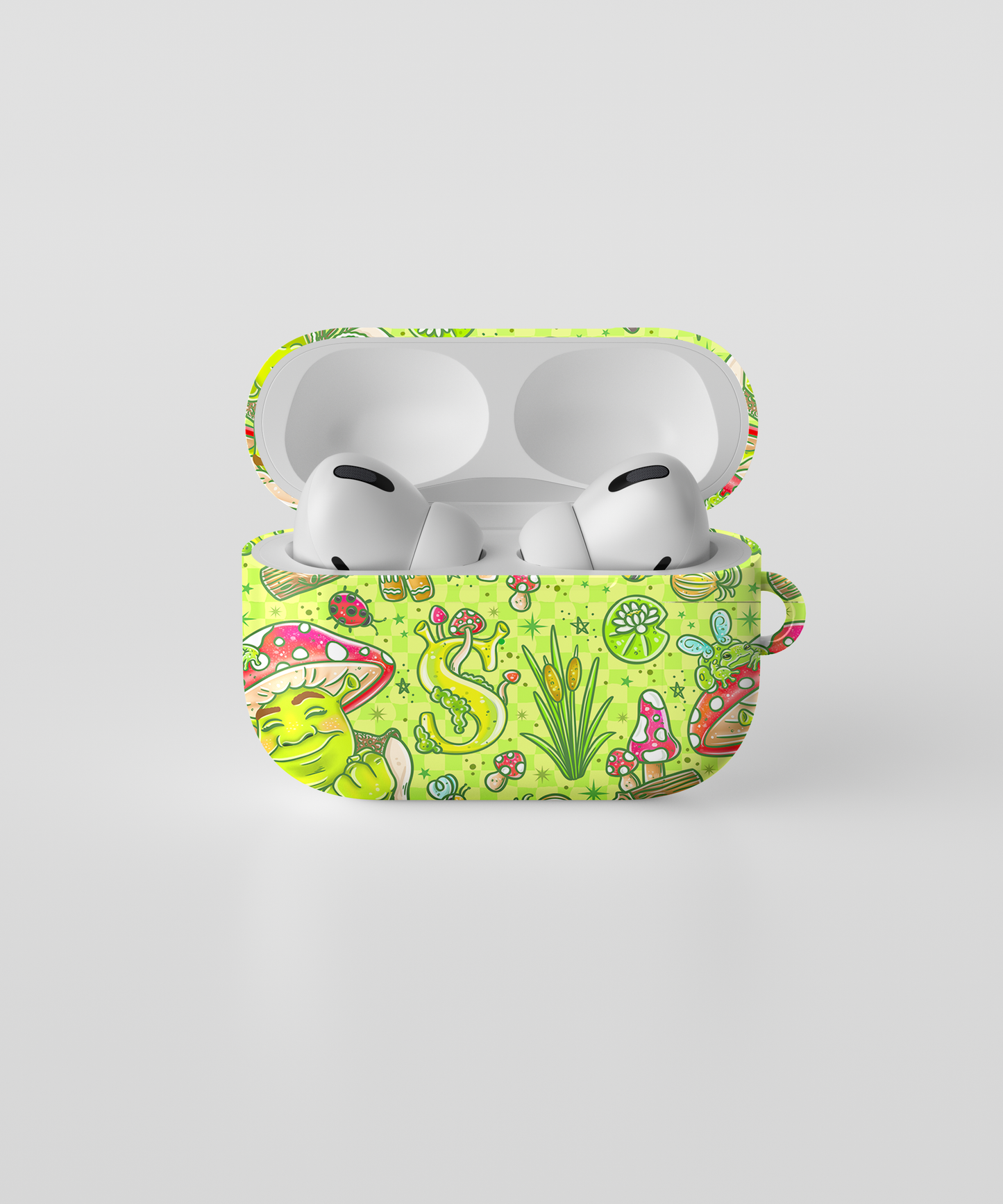AirPods case - Green mushroom man