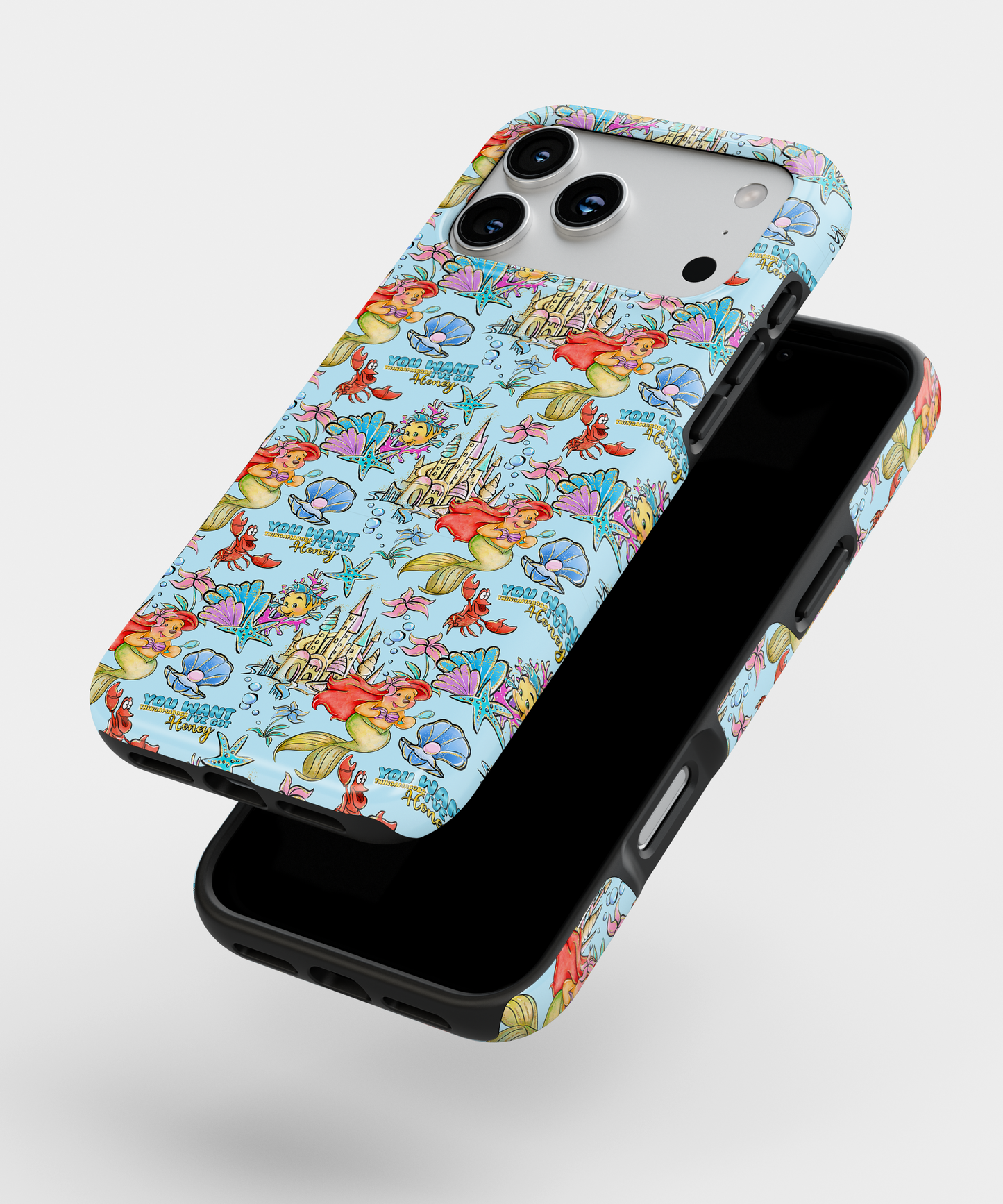 MagSafe Tough Phone case - Bear mermaid