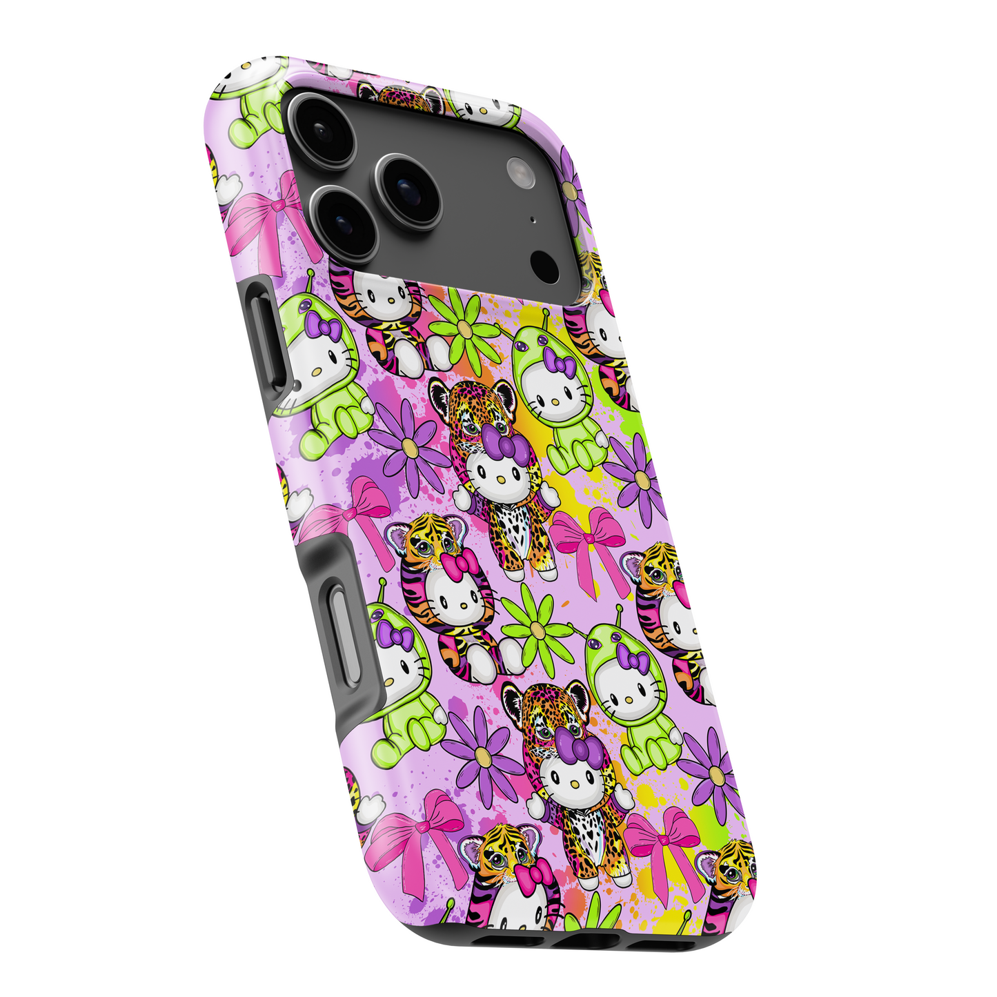 MagSafe Tough Phone case - Colorful kitty 2