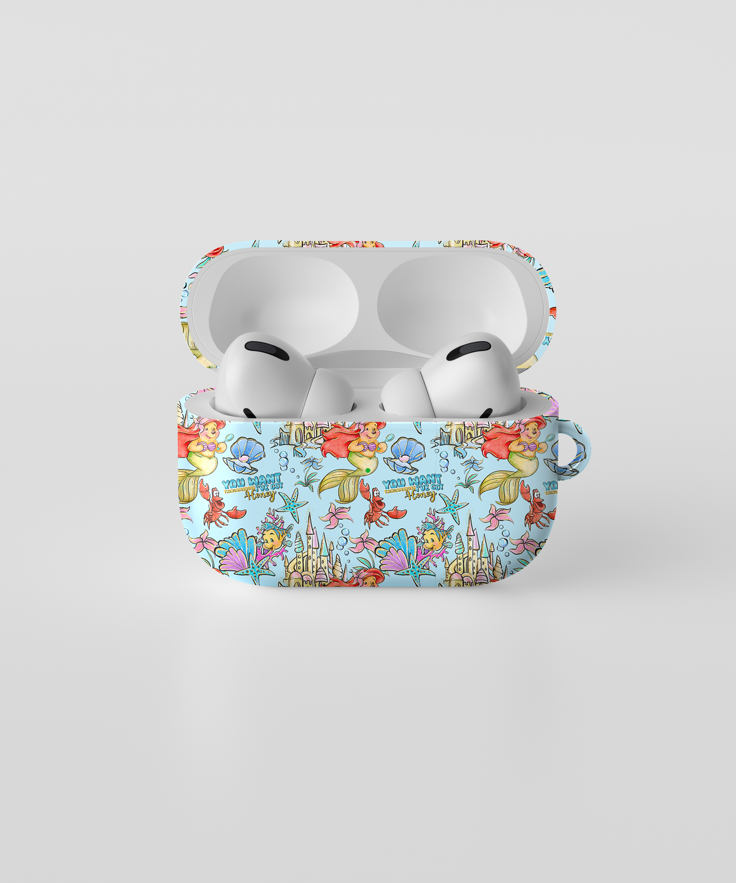 AirPods case - Bear mermaid