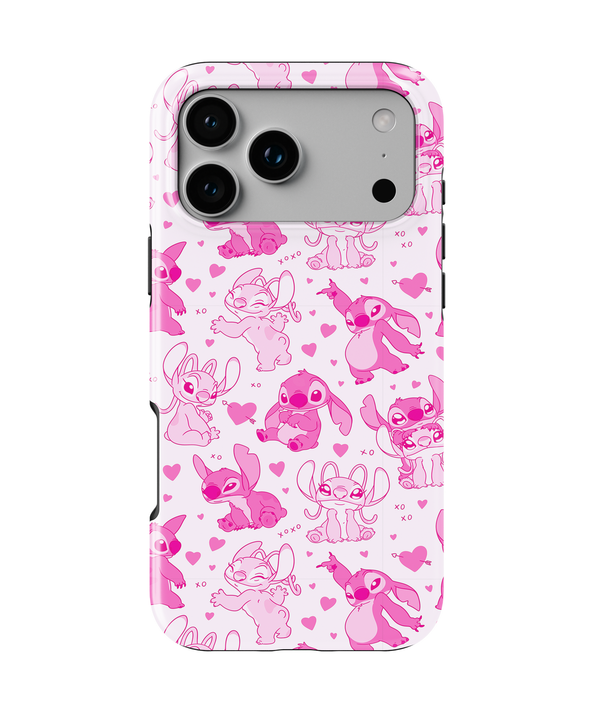 MagSafe Tough Phone case - Blue and pin colorful aliens 2