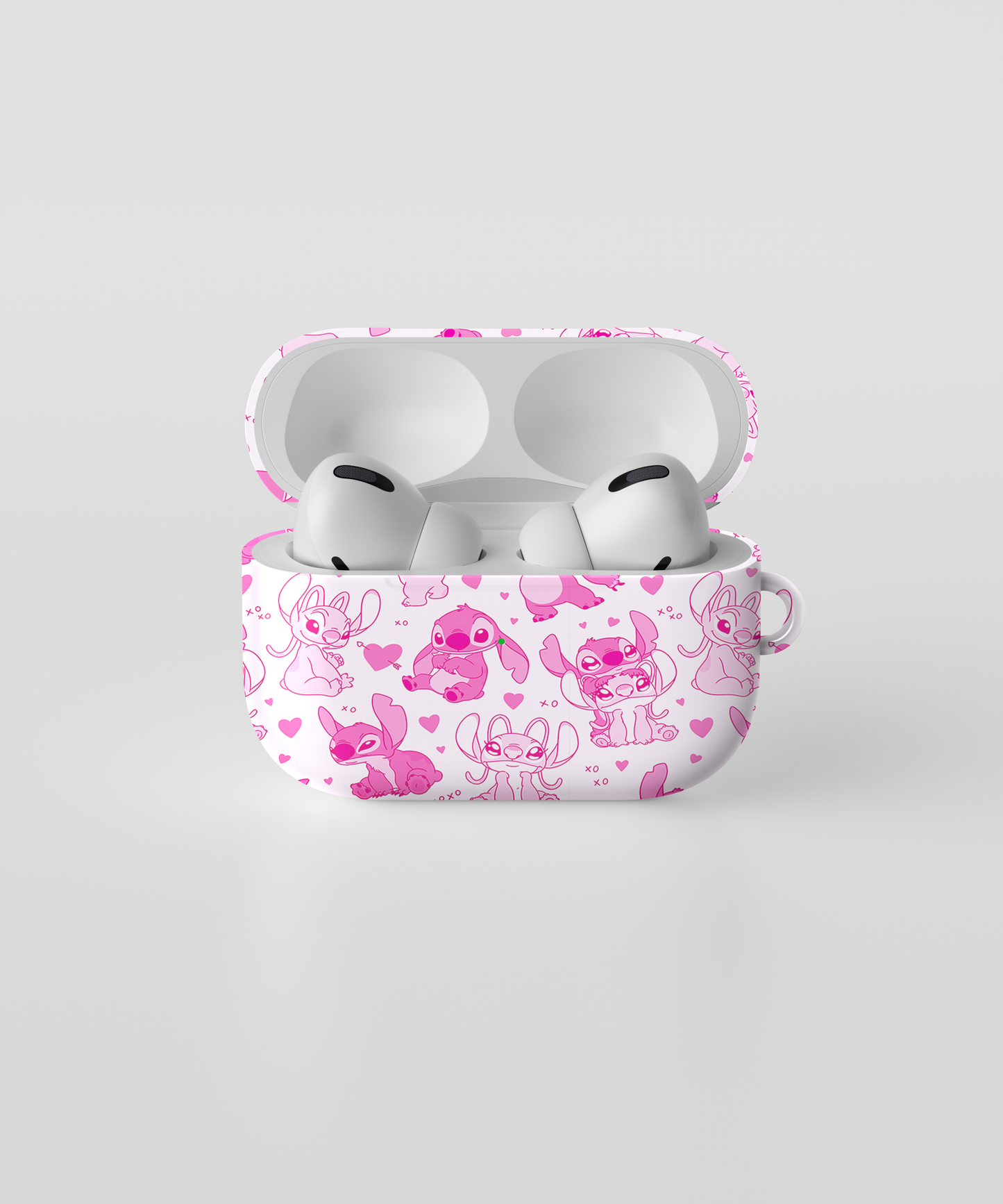 AirPods case - Blue and pink colorful aliens 2