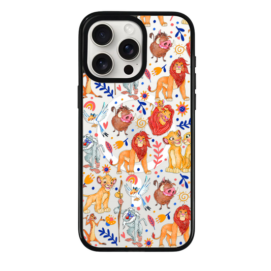 Clear MagSafe Phone case- African animals