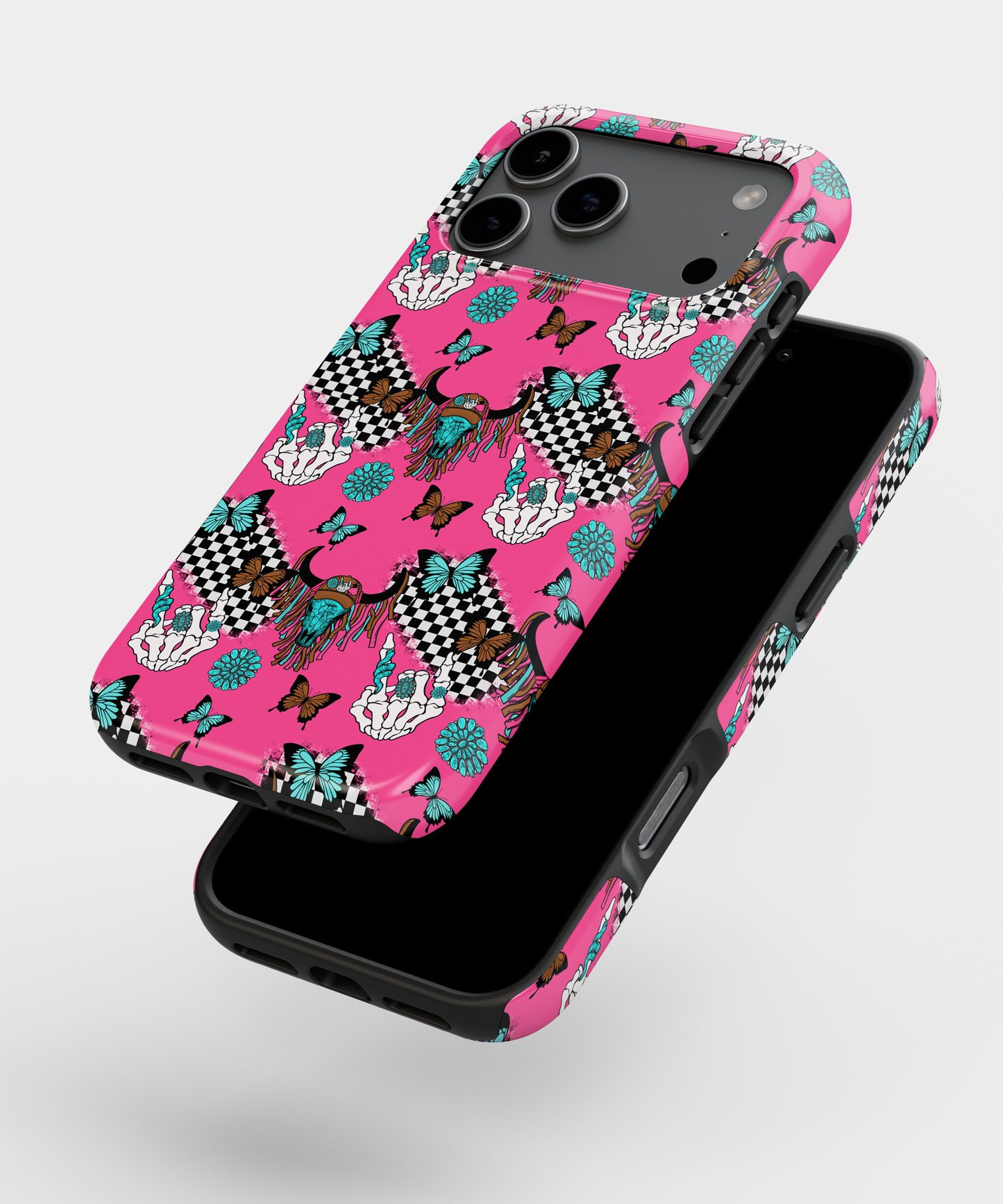 MagSafe Tough Phone case - Pink western