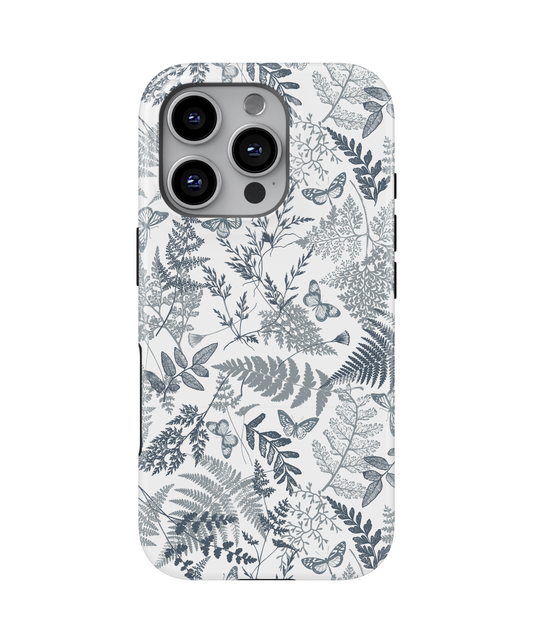 MagSafe Tough Phone case - Blue florals