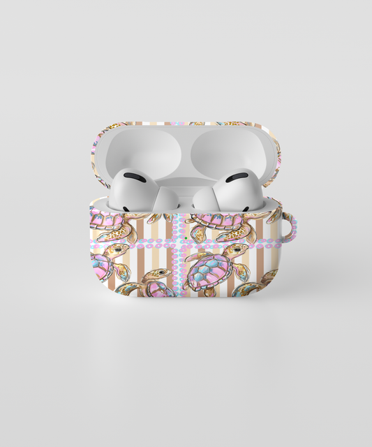 AirPods case - Pastel cute turtles