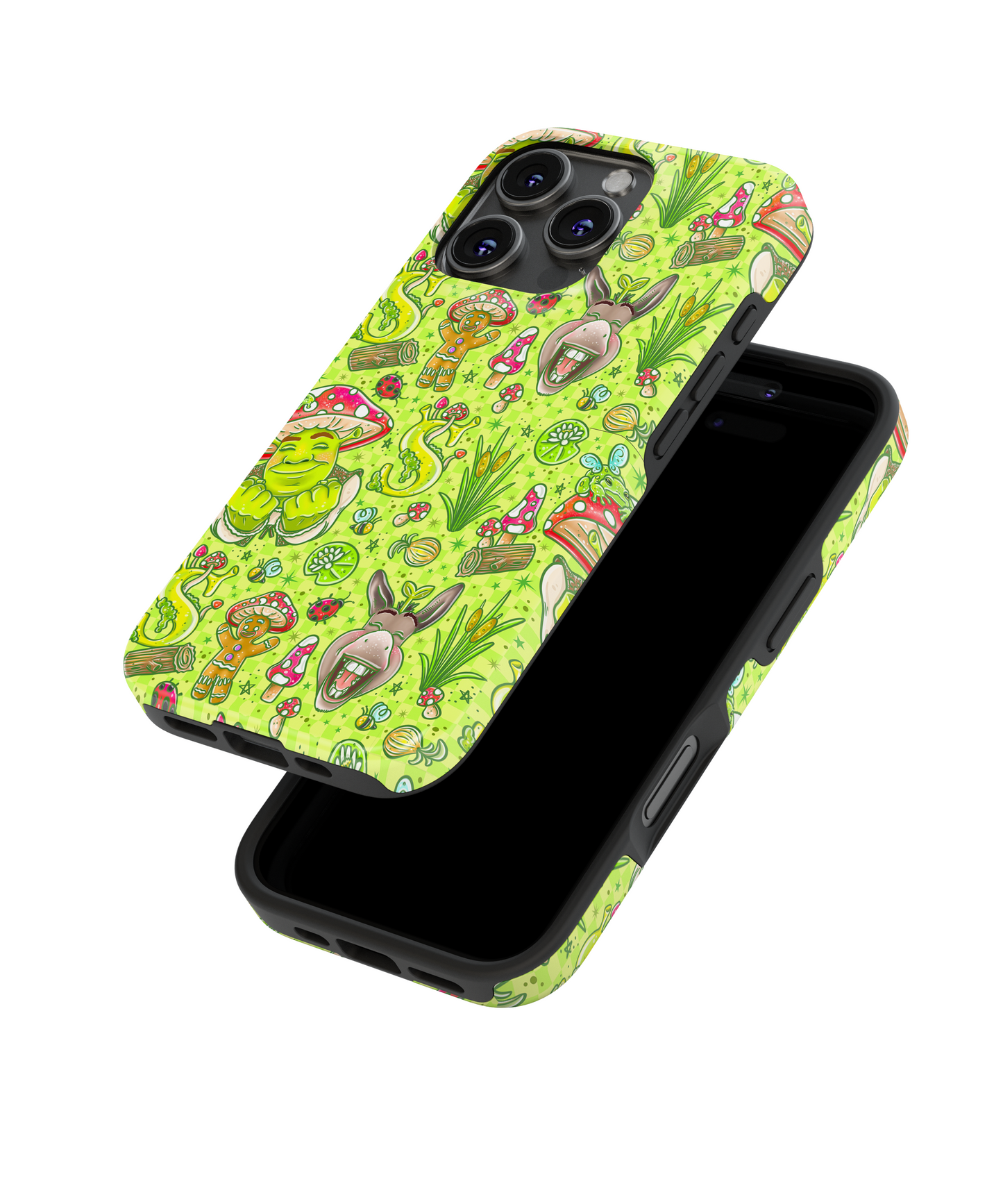 MagSafe Tough Phone case - Green mushroom man
