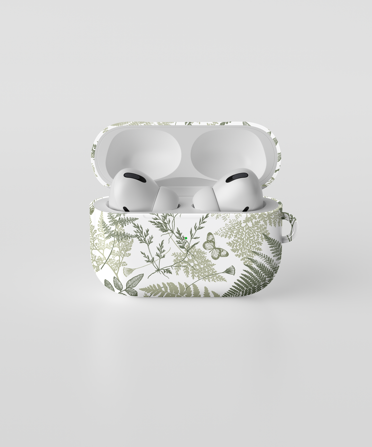 AirPods case - Sage green florals
