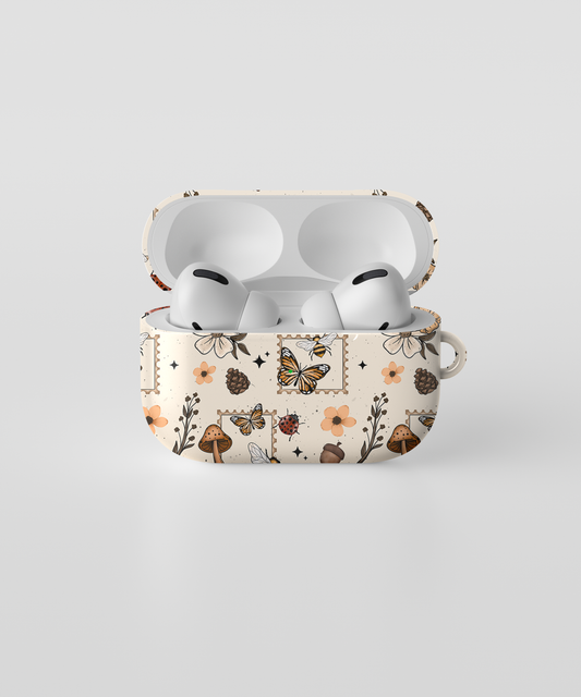 AirPods case - Cottagecore stamps