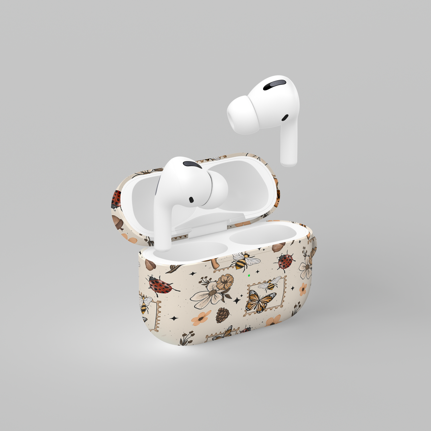 AirPods case - Cottagecore stamps