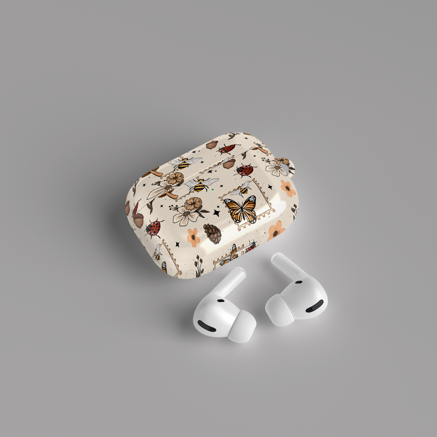 AirPods case - Cottagecore stamps