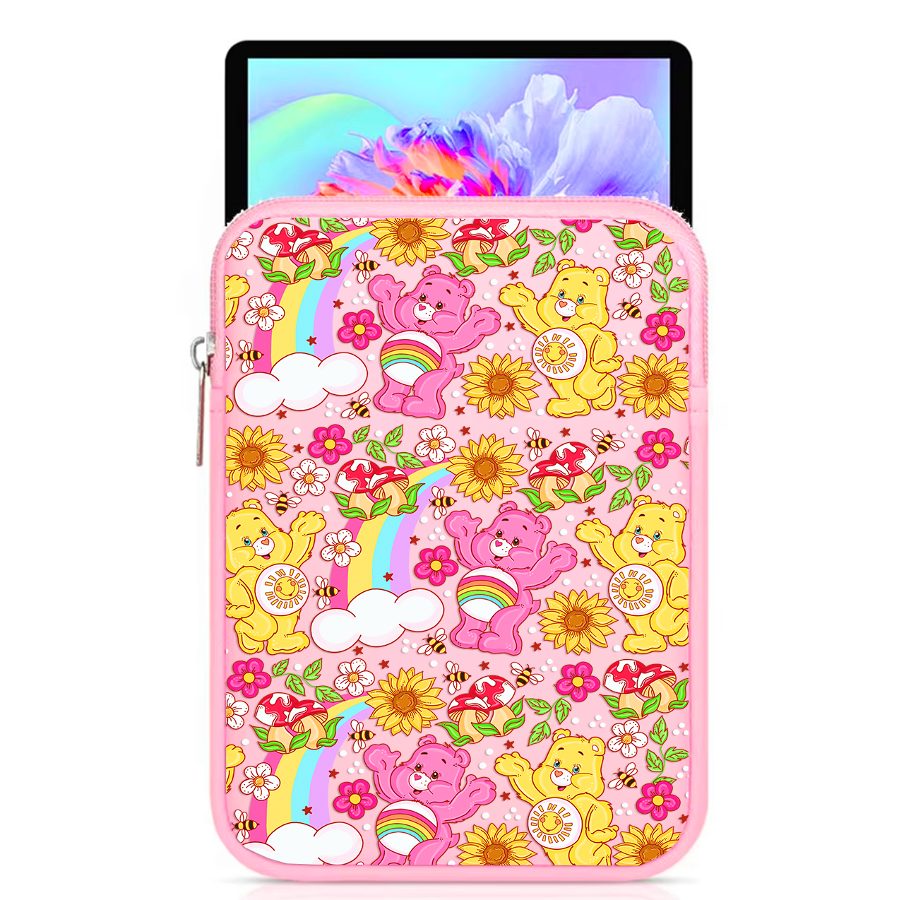 iPad/ Tech sleeve- Rainbow Bears