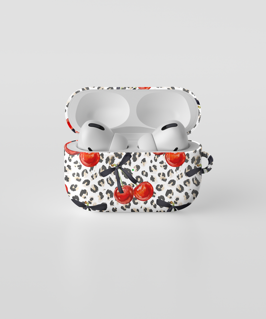 AirPods case - Cheetah cherries