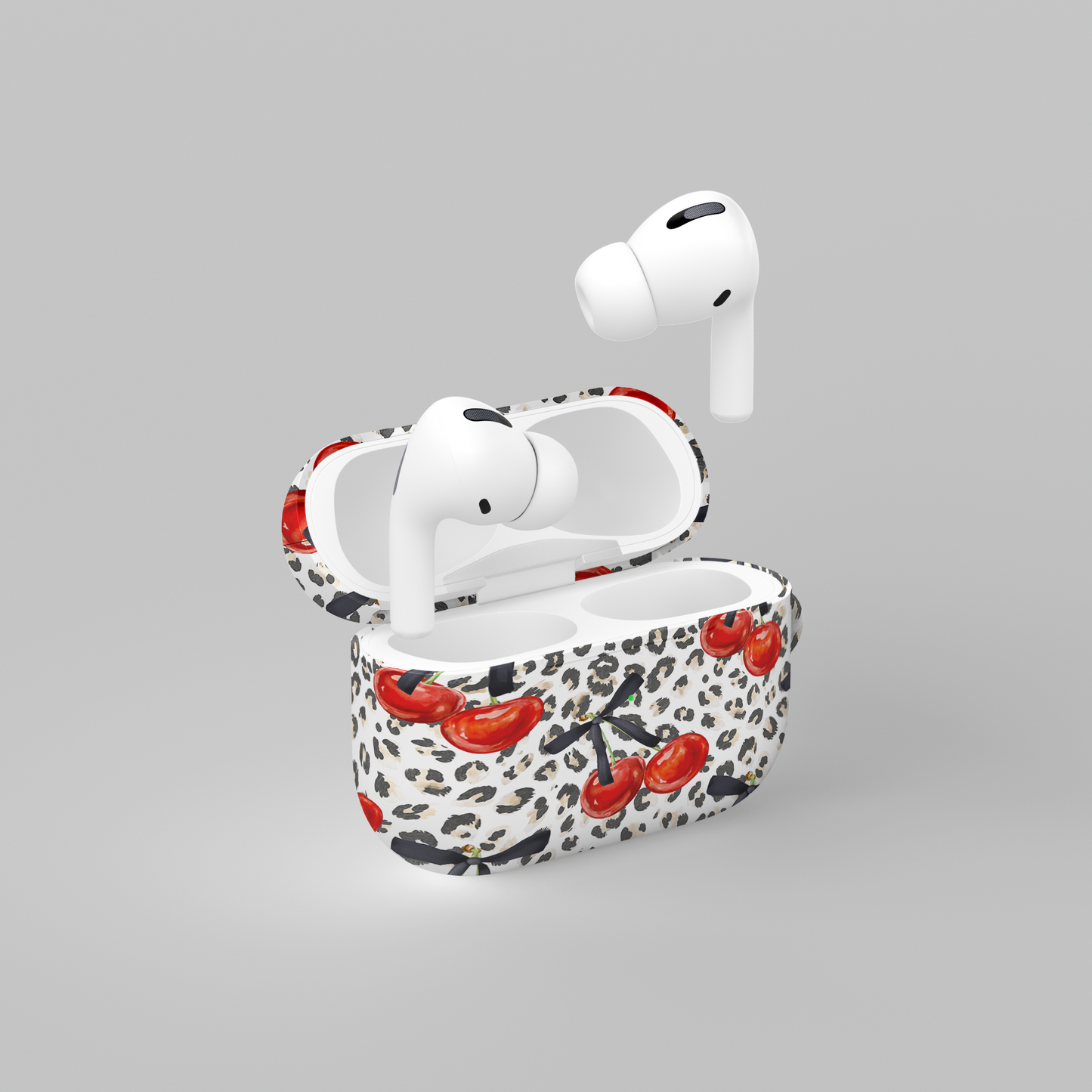 AirPods case - Cheetah cherries