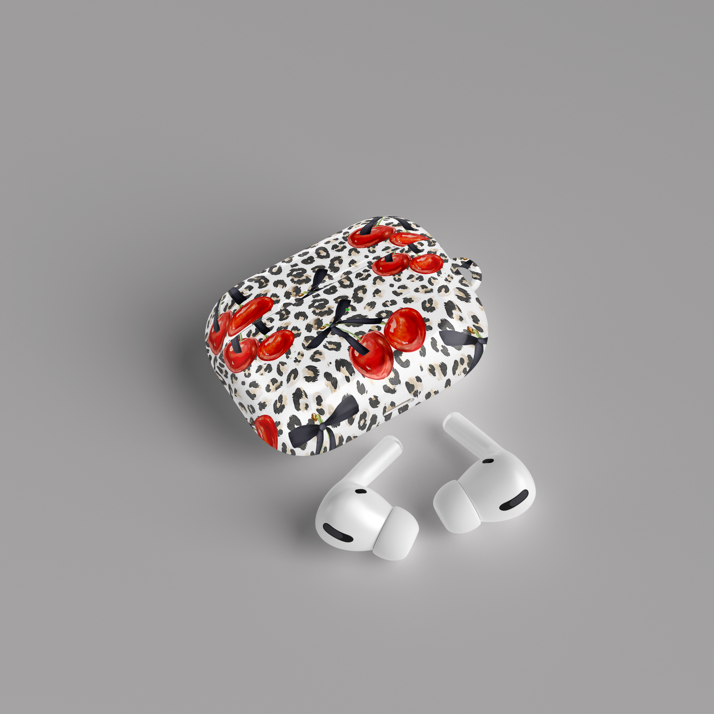 AirPods case - Cheetah cherries