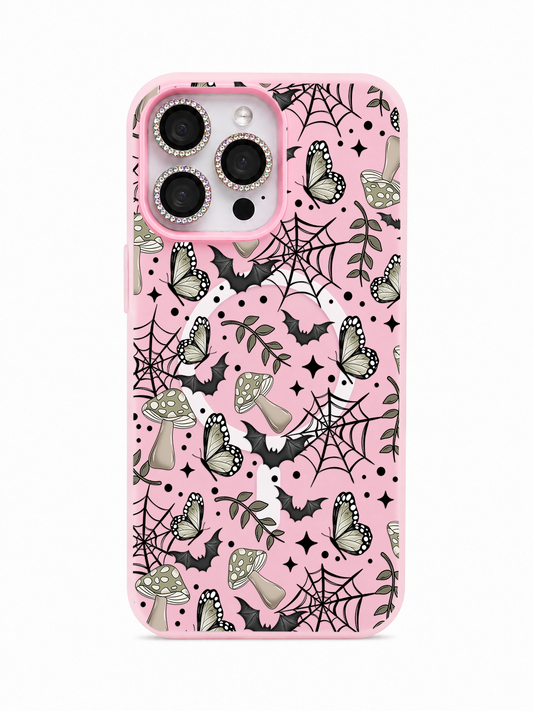Colored UV printed phone case - Cottagecore florals