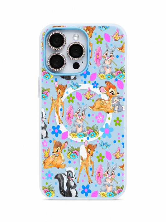 Colored UV printed phone case - Colorful deers
