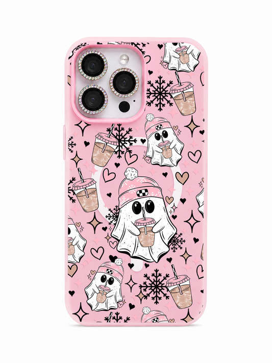 Colored UV printed phone case - Coffee boo