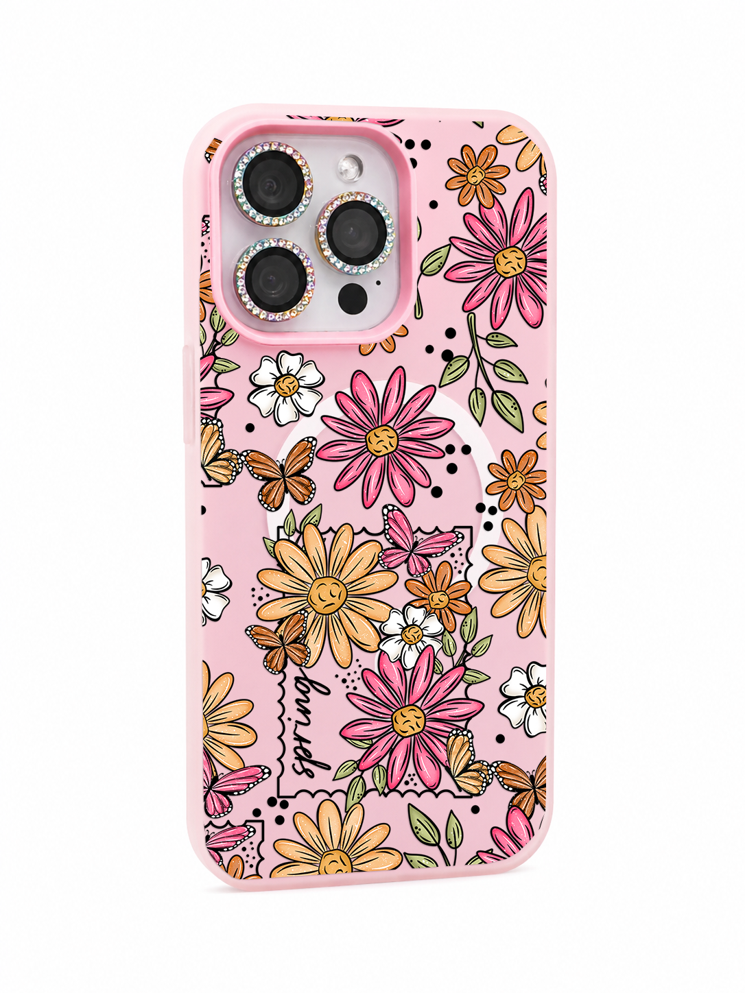 Colored UV printed phone case - Spring
