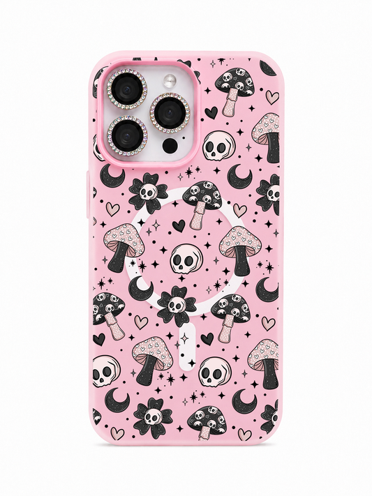 Colored UV printed phone case - Mushroom Magic