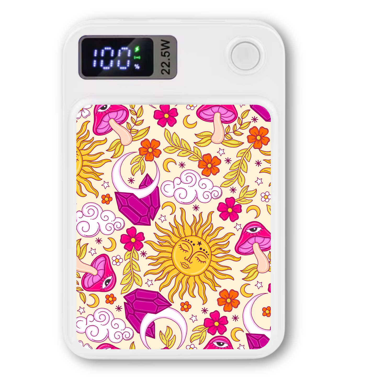 MagSafe Power bank chargers- Retro sun