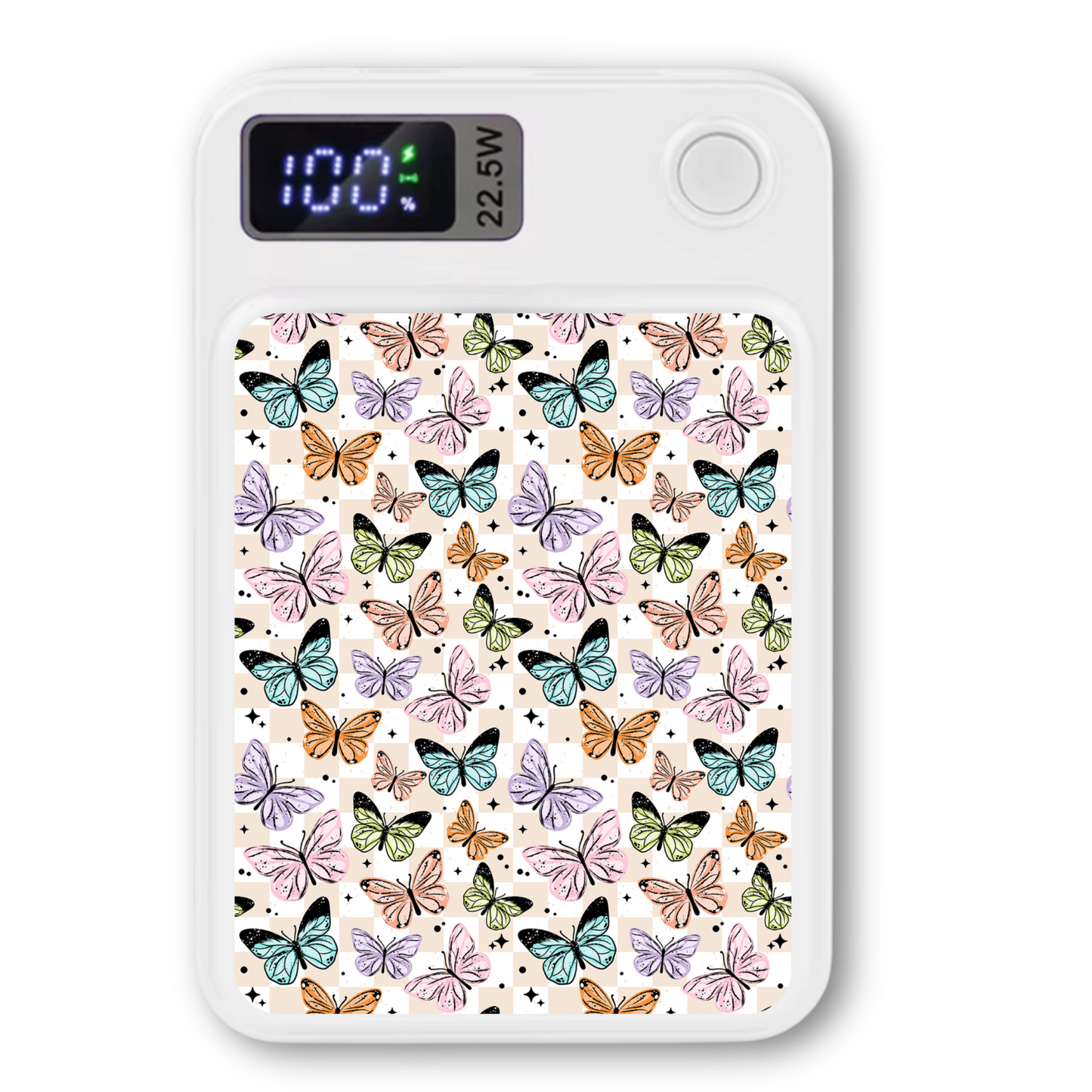 MagSafe Power bank chargers- Colorful butterflies