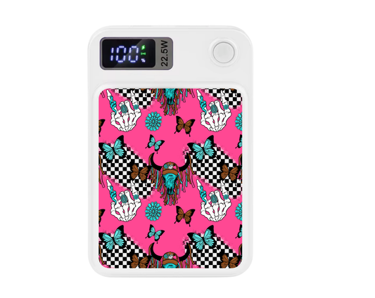 MagSafe Power bank chargers- Pink Western
