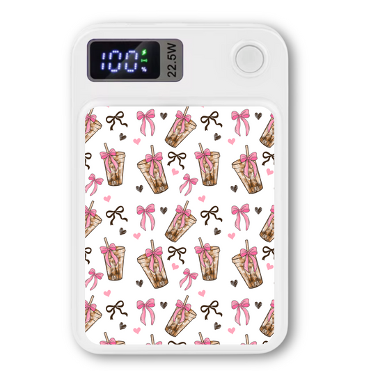 MagSafe Power bank chargers- Iced coffee coquette