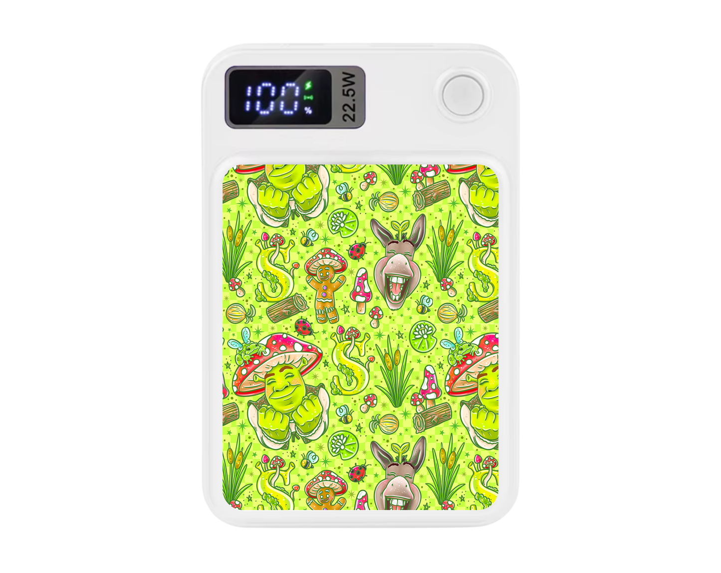 MagSafe Power bank chargers- Green mushroom man