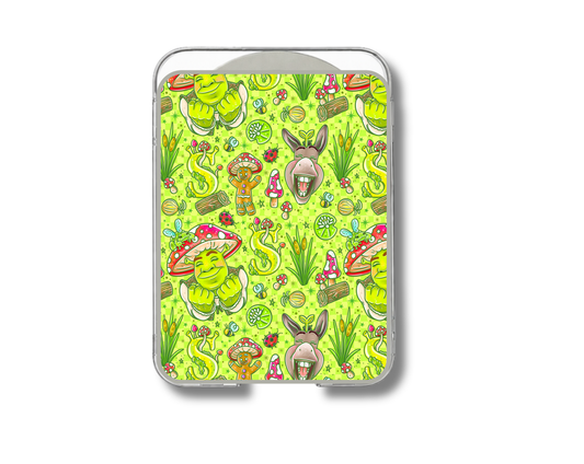 MagSafe card holder- Green mushroom man