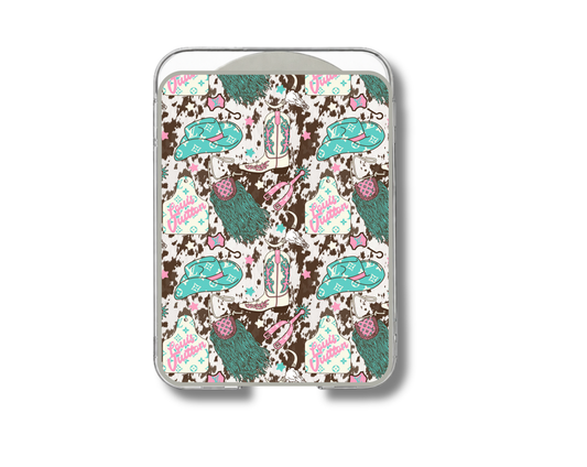 MagSafe card holder- Pastel Boujee Western