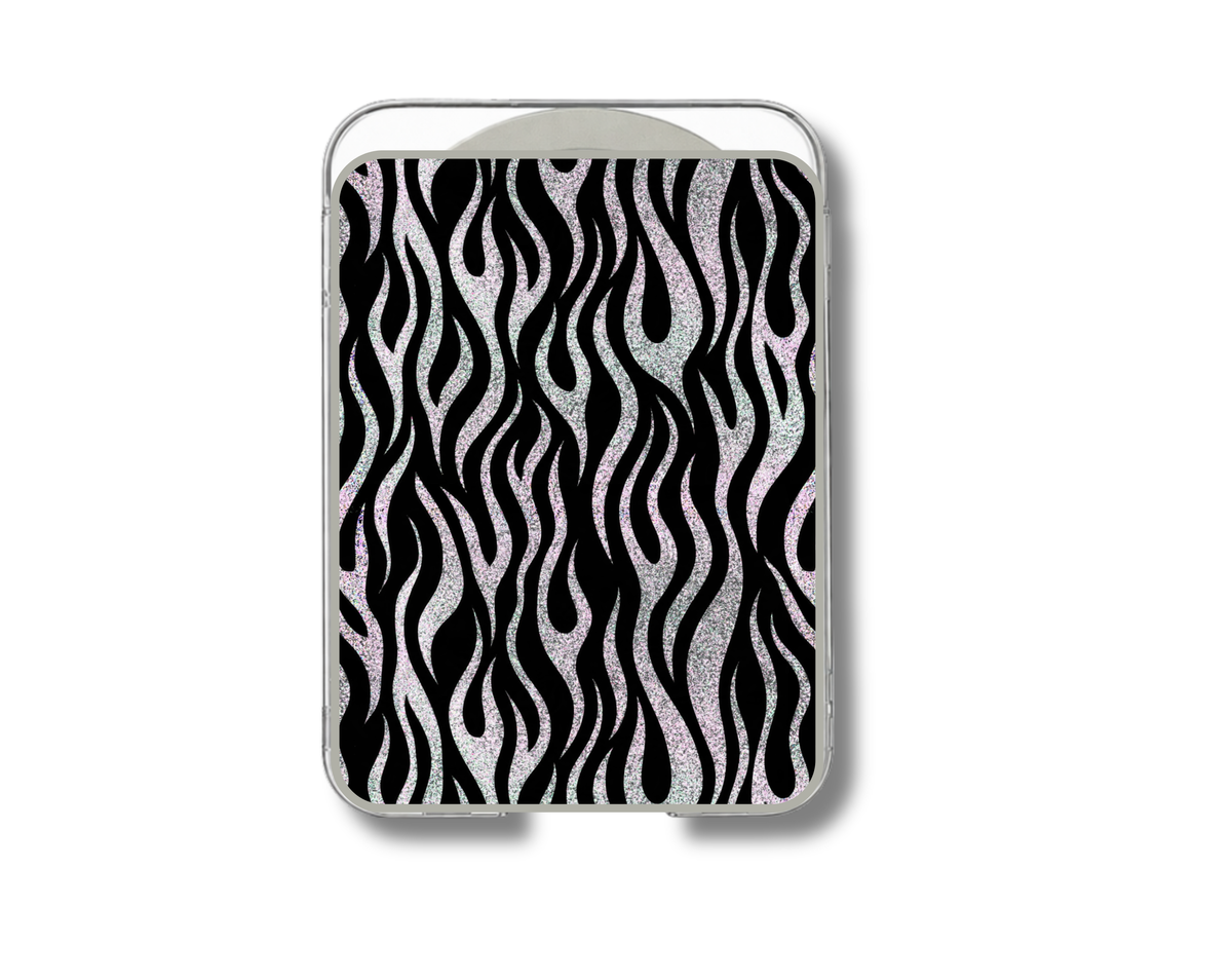 MagSafe card holder- Glitter flames
