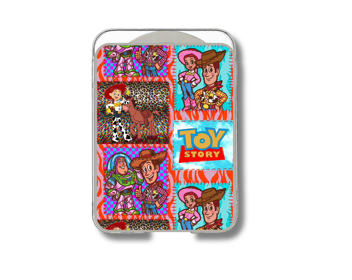 MagSafe card holder- Patch work retro Toys