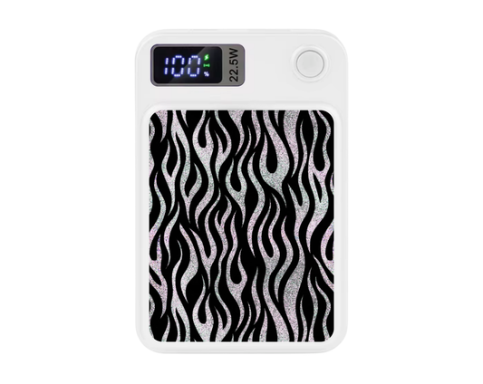 MagSafe Power bank chargers- Glitter flames