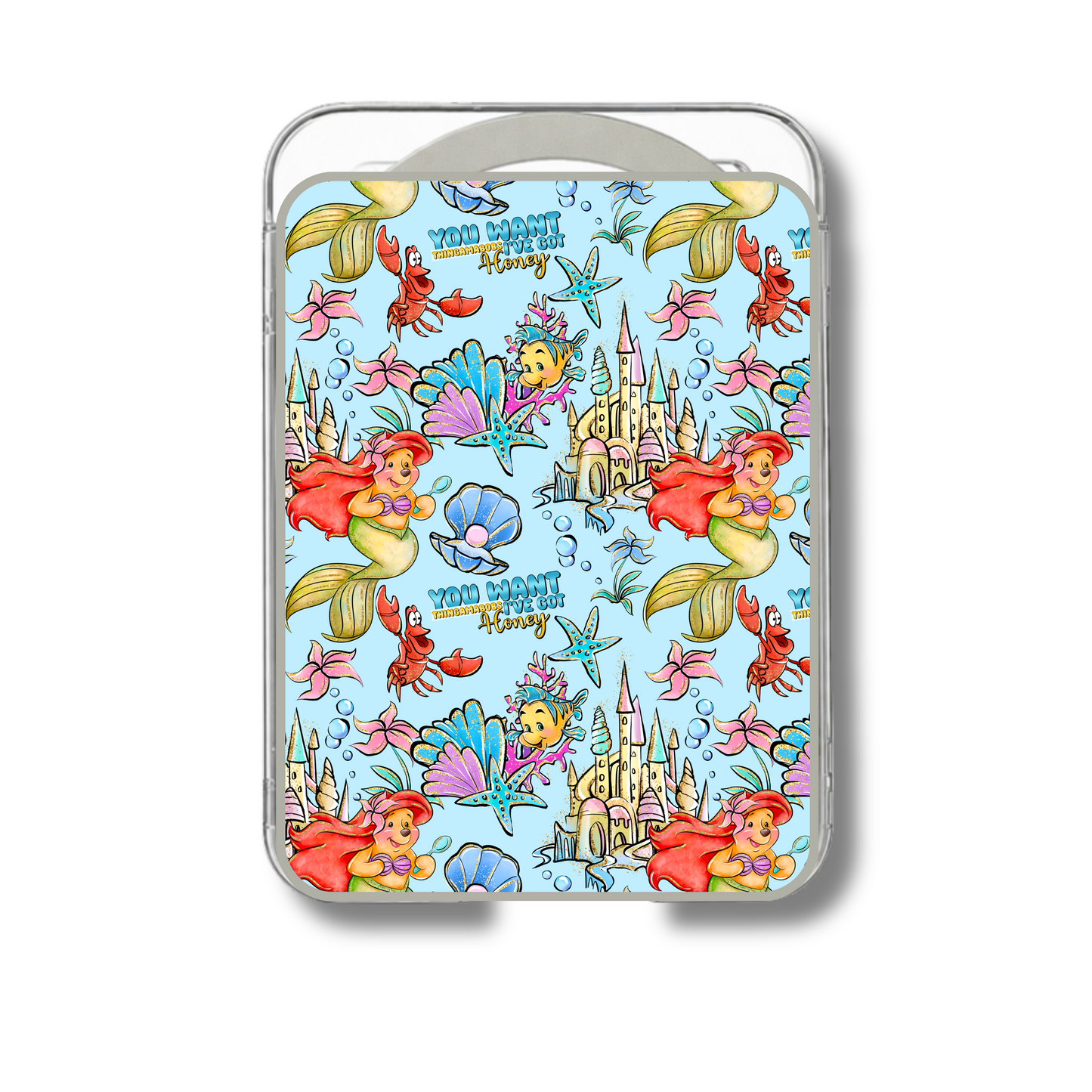 MagSafe card holder- Bear mermaid