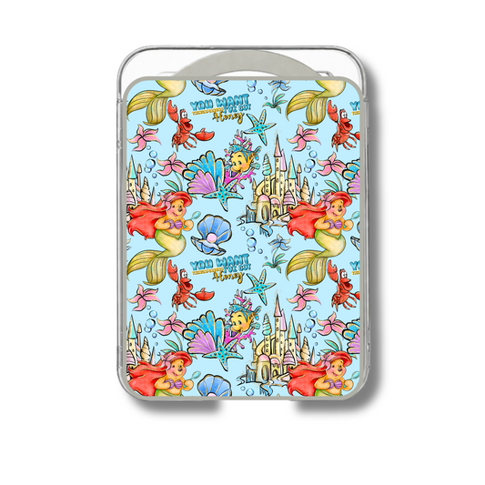 MagSafe card holder- Bear mermaid